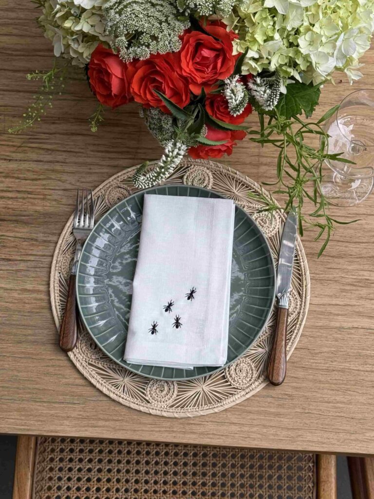 Servilleta Le Formichine Blanca