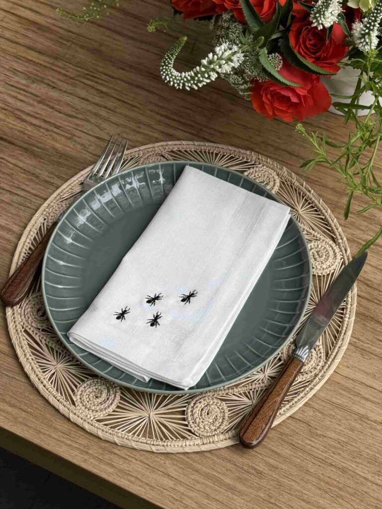 Servilleta Le Formichine Blanca