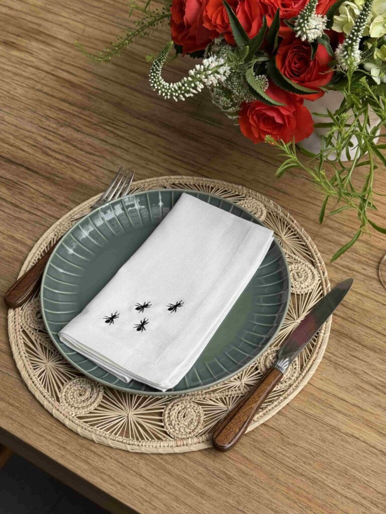 Servilleta Le Formichine Blanca
