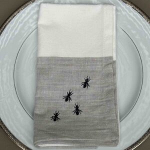 Servilletas Le Formichine Gris & Blanco
