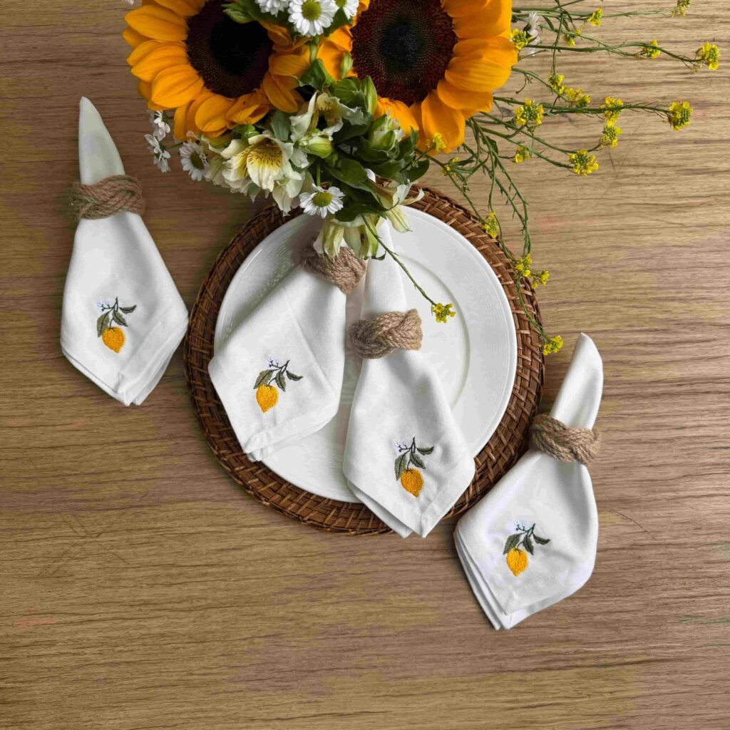 Servilleta Limoncello Blanca