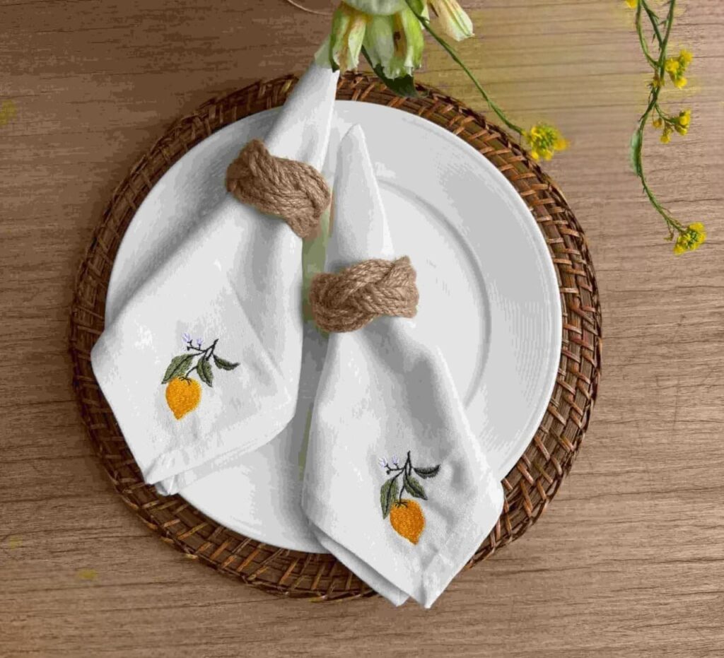 Servilleta Limoncello Blanca