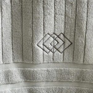 Toalla Rombos gris (extra grande)