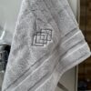 Toalla Rombos gris (manos)