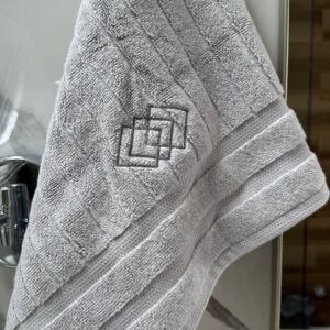 Toalla Rombos gris (manos)