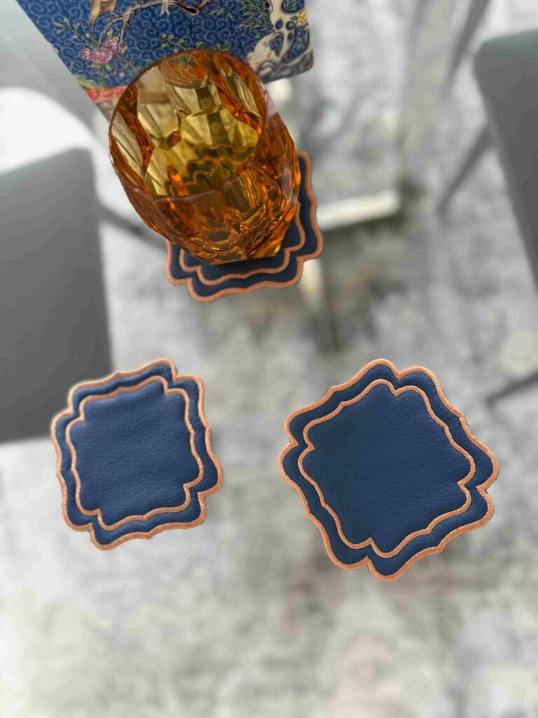 Set de 6 posavasos Verona Azul (Gift box)