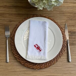 Servilleta Lobster Desflecada