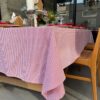 Mantel Rojo a rayas