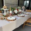 Mantel a Rayas Tostadas
