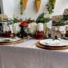 Mantel a Rayas Tostadas