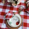 Mantel Picnic Cuadros Rojos Grandes - 100% Cotton