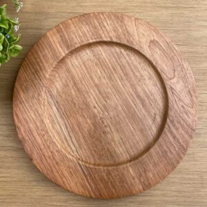 Plato de sitio de Madera