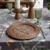 Plato de sitio de Rattan